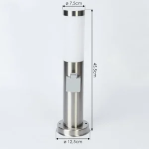 hofstein Borne lumineuse Sessa Nickel mat, 1 lumière* Lampes Modernes