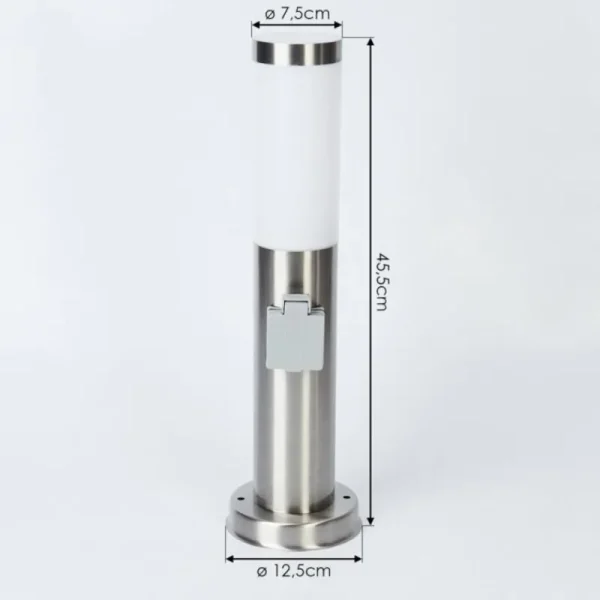 hofstein Borne lumineuse Sessa Nickel mat, 1 lumière* Lampes Modernes