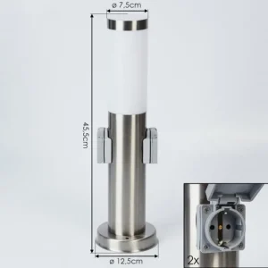 hofstein Borne lumineuse Sessa Nickel mat, 1 lumière* Lampes Modernes