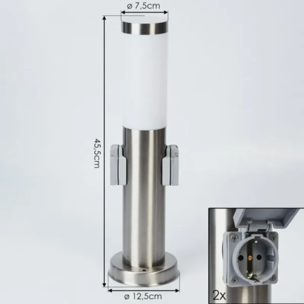 hofstein Borne lumineuse Sessa Nickel mat, 1 lumière* Lampes Modernes