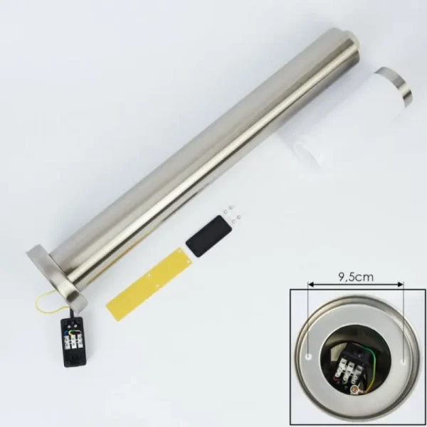hofstein Borne lumineuse Sessa Nickel mat, 1 lumière* Lampes Modernes
