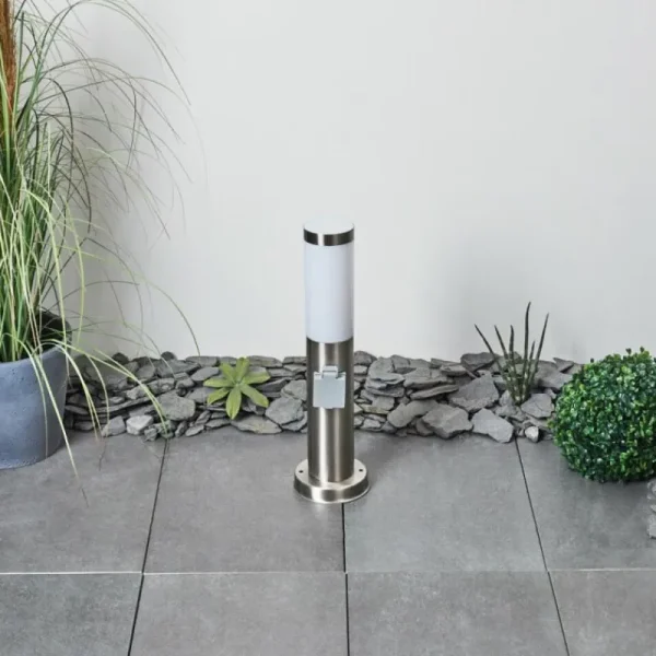 hofstein Borne lumineuse Sessa Nickel mat, 1 lumière* Lampes Modernes