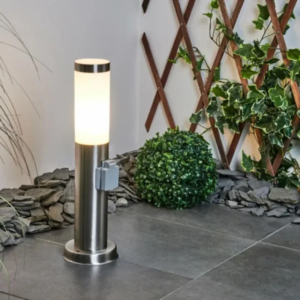 hofstein Borne lumineuse Sessa Nickel mat, 1 lumière* Lampes Modernes