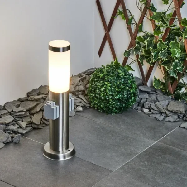 hofstein Borne lumineuse Sessa Nickel mat, 1 lumière* Lampes Modernes