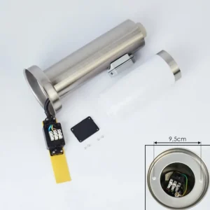 hofstein Borne lumineuse Sessa Nickel mat, 1 lumière* Lampes Modernes