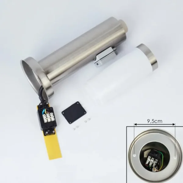 hofstein Borne lumineuse Sessa Nickel mat, 1 lumière* Lampes Modernes
