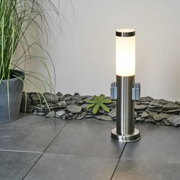 hofstein Borne lumineuse Sessa Nickel mat, 1 lumière* Lampes Modernes