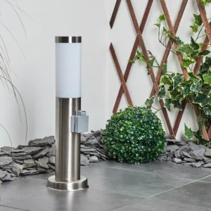 hofstein Borne lumineuse Sessa Nickel mat, 1 lumière* Lampes Modernes
