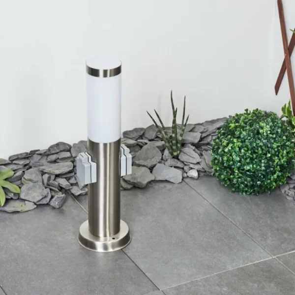 hofstein Borne lumineuse Sessa Nickel mat, 1 lumière* Lampes Modernes