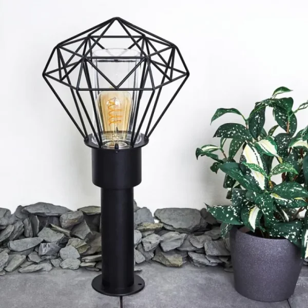 hofstein Borne lumineuse Solda Noir, 1 lumière* Lampes Modernes