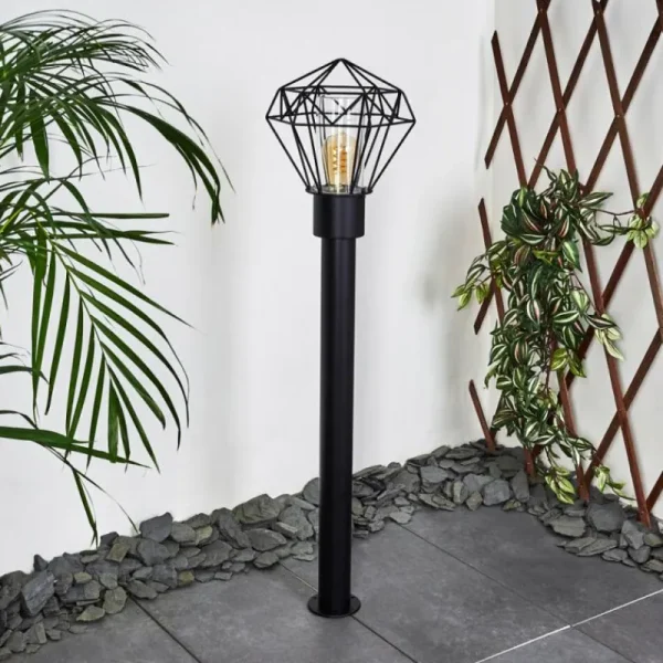 hofstein Borne lumineuse Solda Noir, 1 lumière* Lampes Modernes