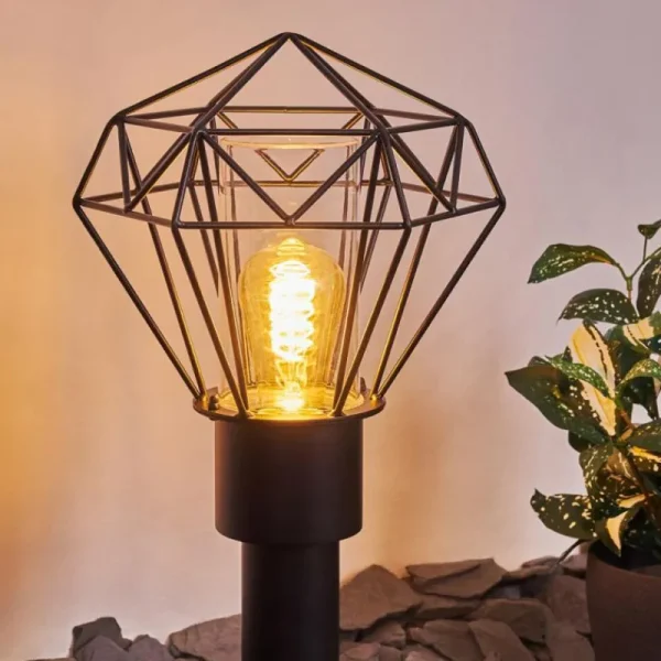 hofstein Borne lumineuse Solda Noir, 1 lumière* Lampes Modernes