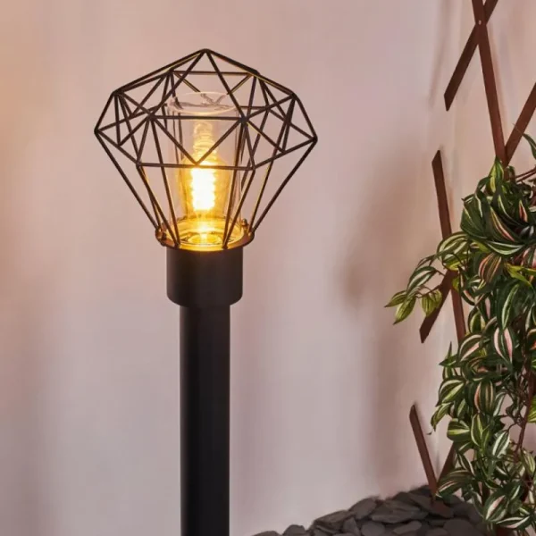 hofstein Borne lumineuse Solda Noir, 1 lumière* Lampes Modernes