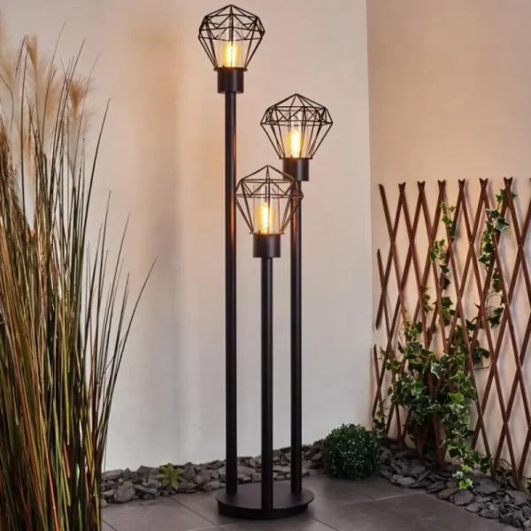 hofstein Borne lumineuse Solda Noir, 3 lumières* Lampes Modernes