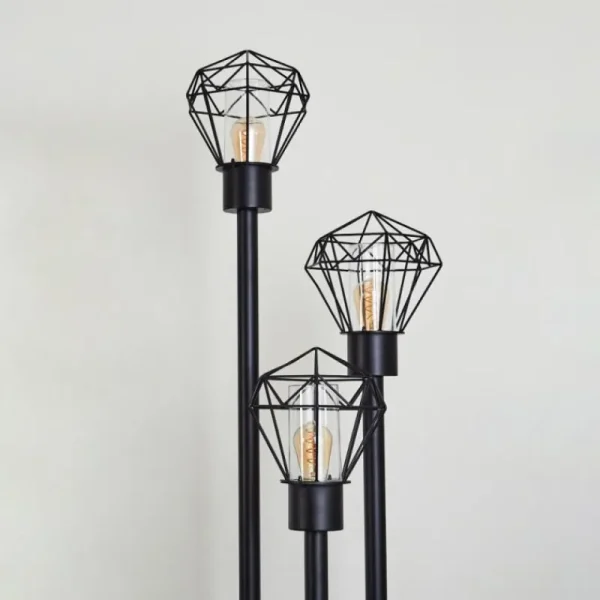 hofstein Borne lumineuse Solda Noir, 3 lumières* Lampes Modernes