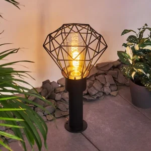 hofstein Borne lumineuse Solda Noir, 1 lumière* Lampes Modernes
