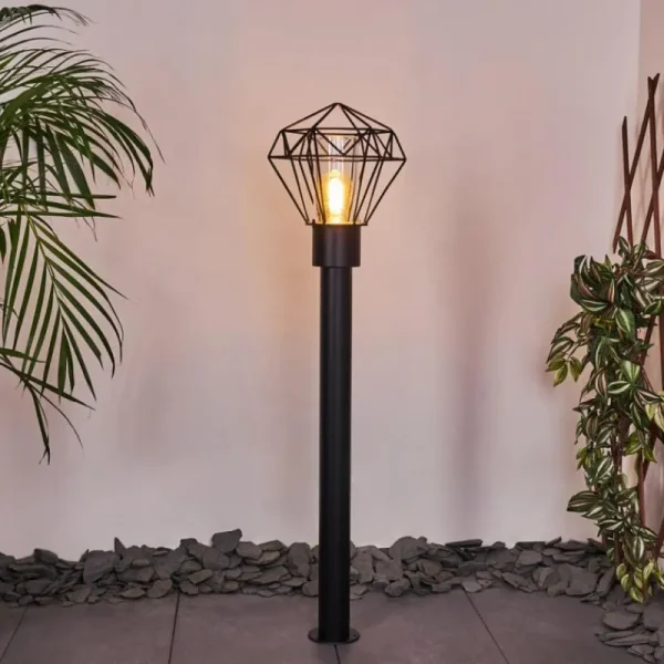 hofstein Borne lumineuse Solda Noir, 1 lumière* Lampes Modernes