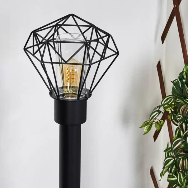 hofstein Borne lumineuse Solda Noir, 1 lumière* Lampes Modernes
