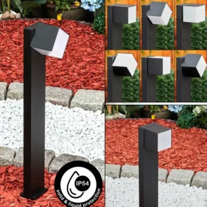 hofstein Borne lumineuse Swanek LED Noir, 1 lumière* Lampes Modernes
