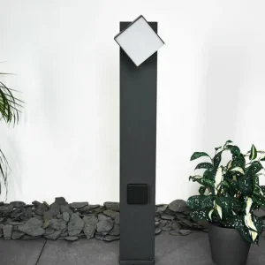 hofstein Borne lumineuse Swanek LED Anthracite, 1 lumière* Lampes Modernes