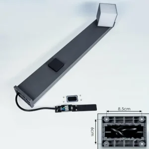 hofstein Borne lumineuse Swanek LED Anthracite, 1 lumière* Lampes Modernes