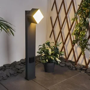 hofstein Borne lumineuse Swanek LED Anthracite, 1 lumière* Lampes Modernes