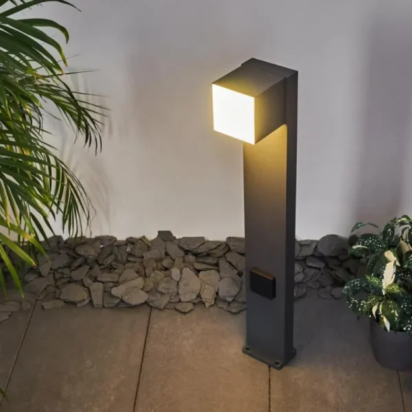 hofstein Borne lumineuse Swanek LED Anthracite, 1 lumière* Lampes Modernes