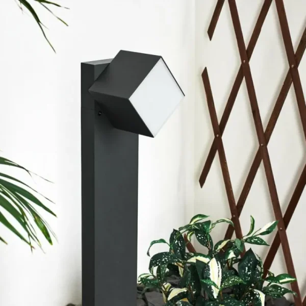 hofstein Borne lumineuse Swanek LED Anthracite, 1 lumière* Lampes Modernes