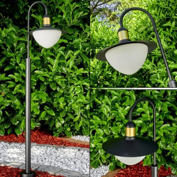 hofstein Borne lumineuse Theux Noir, 1 lumière* Lampes Modernes