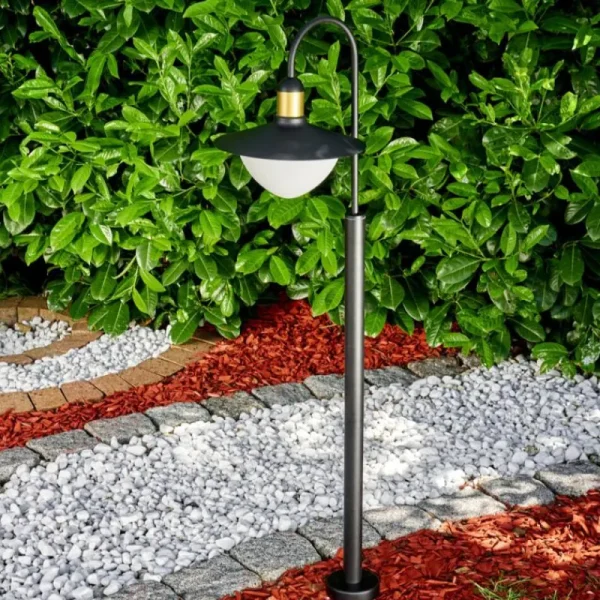 hofstein Borne lumineuse Theux Noir, 1 lumière* Lampes Modernes