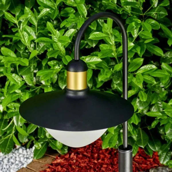 hofstein Borne lumineuse Theux Noir, 1 lumière* Lampes Modernes