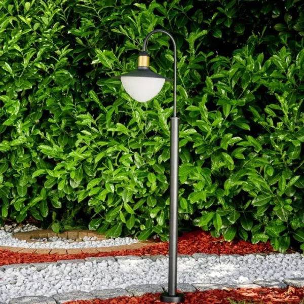 hofstein Borne lumineuse Theux Noir, 1 lumière* Lampes Modernes
