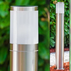 hofstein Borne lumineuse TOLSONA Acier inoxydable, 1 lumière* Lampes Modernes