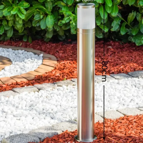hofstein Borne lumineuse TOLSONA Acier inoxydable, 1 lumière* Lampes Modernes
