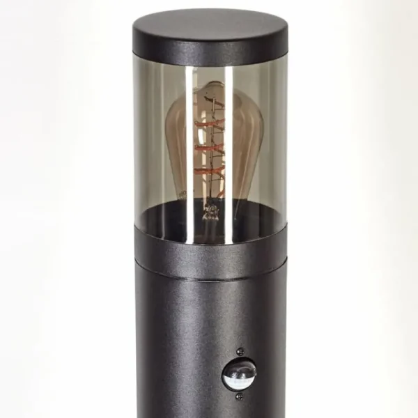 hofstein Borne lumineuse Tolsona Noir, 1 lumière, Détecteur de mouvement* Lampes Modernes