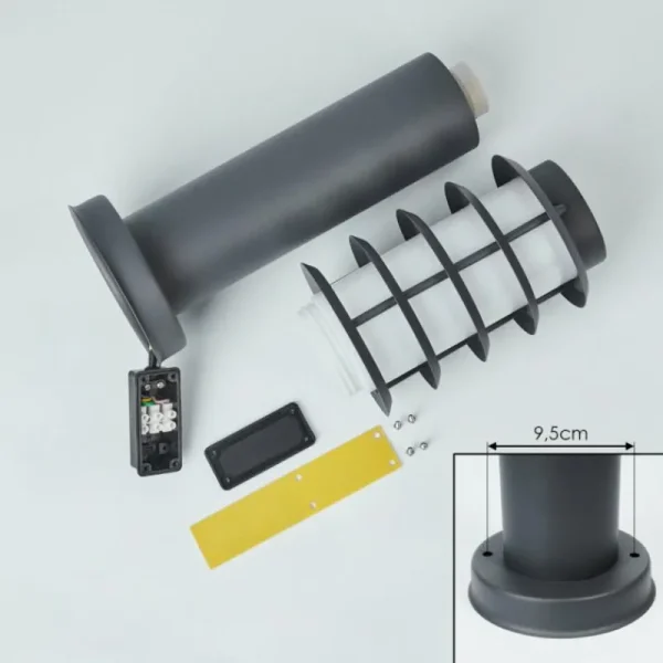 hofstein Borne lumineuse Tunes Anthracite, 1 lumière* Lampes Modernes
