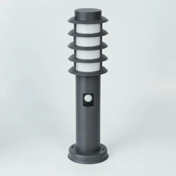hofstein Borne lumineuse Tunes Anthracite, 1 lumière, Détecteur de mouvement* Lampes Modernes