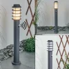 hofstein Borne lumineuse Tunes Nickel mat, 1 lumière, Détecteur de mouvement* Lampes Modernes