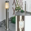 hofstein Borne lumineuse Tunes Nickel mat, 1 lumière, Détecteur de mouvement* Lampes Modernes