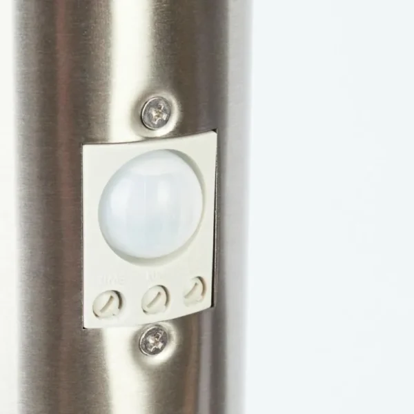 hofstein Borne lumineuse Tunes Nickel mat, 1 lumière, Détecteur de mouvement* Lampes Modernes