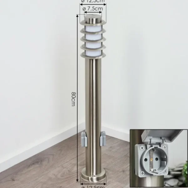 hofstein Borne lumineuse Tunes Nickel mat, 1 lumière* Lampes Modernes