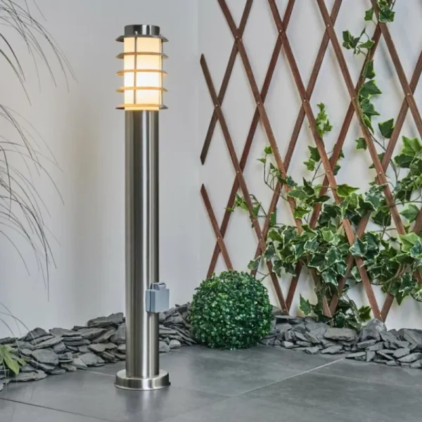 hofstein Borne lumineuse Tunes Nickel mat, 1 lumière* Lampes Modernes