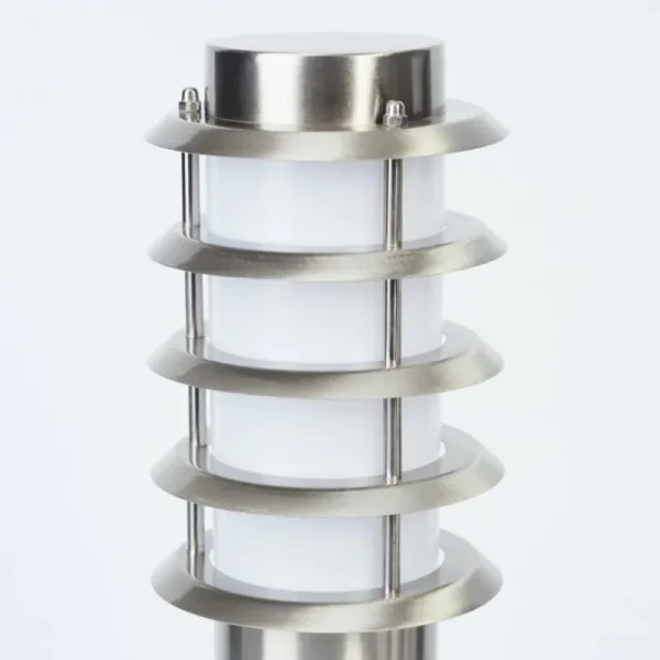 hofstein Borne lumineuse Tunes Nickel mat, 1 lumière, Détecteur de mouvement* Lampes Modernes