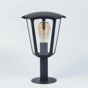 hofstein Borne lumineuse Venneshamm Noir, Transparent, 1 lumière* Lampes Modernes