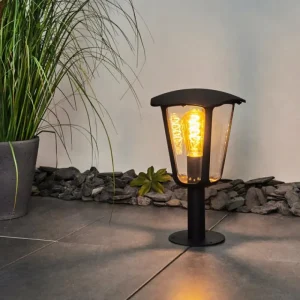 hofstein Borne lumineuse Venneshamm Noir, Transparent, 1 lumière* Lampes Modernes