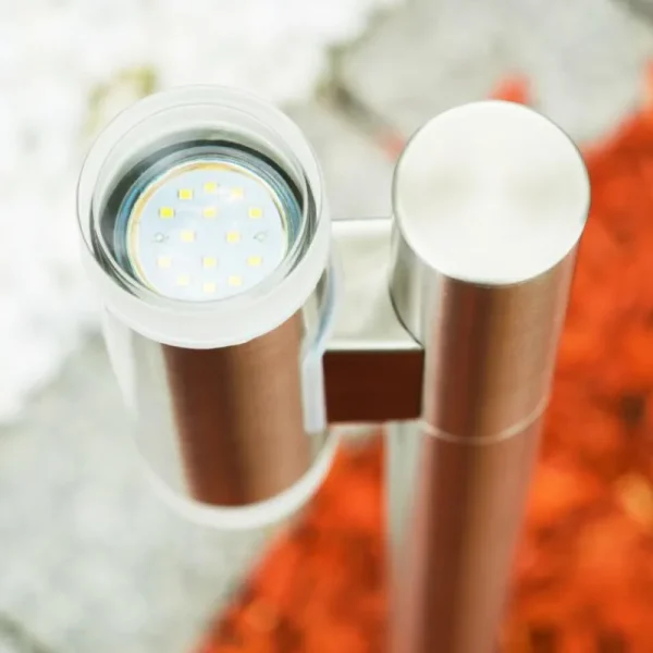 hofstein Borne lumineuse Vero Acier inoxydable, 2 lumières* Lampes Modernes