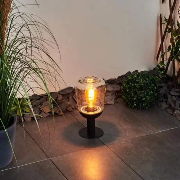 hofstein Borne lumineuse Ystheim Noir, 1 lumière* Lampes Modernes