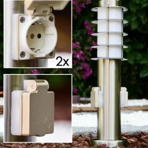 hofstein Borne Tunes Acier inoxydable, 1 lumière* Lampes Modernes