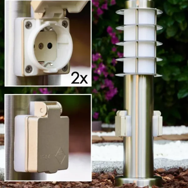 hofstein Borne Tunes Acier inoxydable, 1 lumière* Lampes Modernes