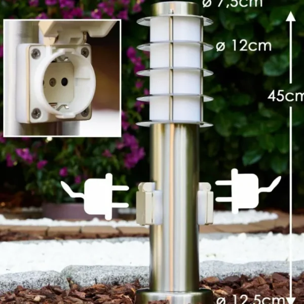 hofstein Borne Tunes Acier inoxydable, 1 lumière* Lampes Modernes